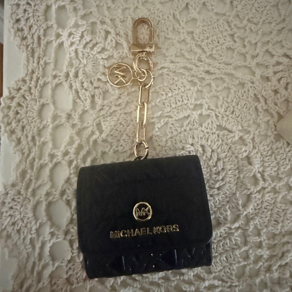 Michael Kors Black Keychain Wallet